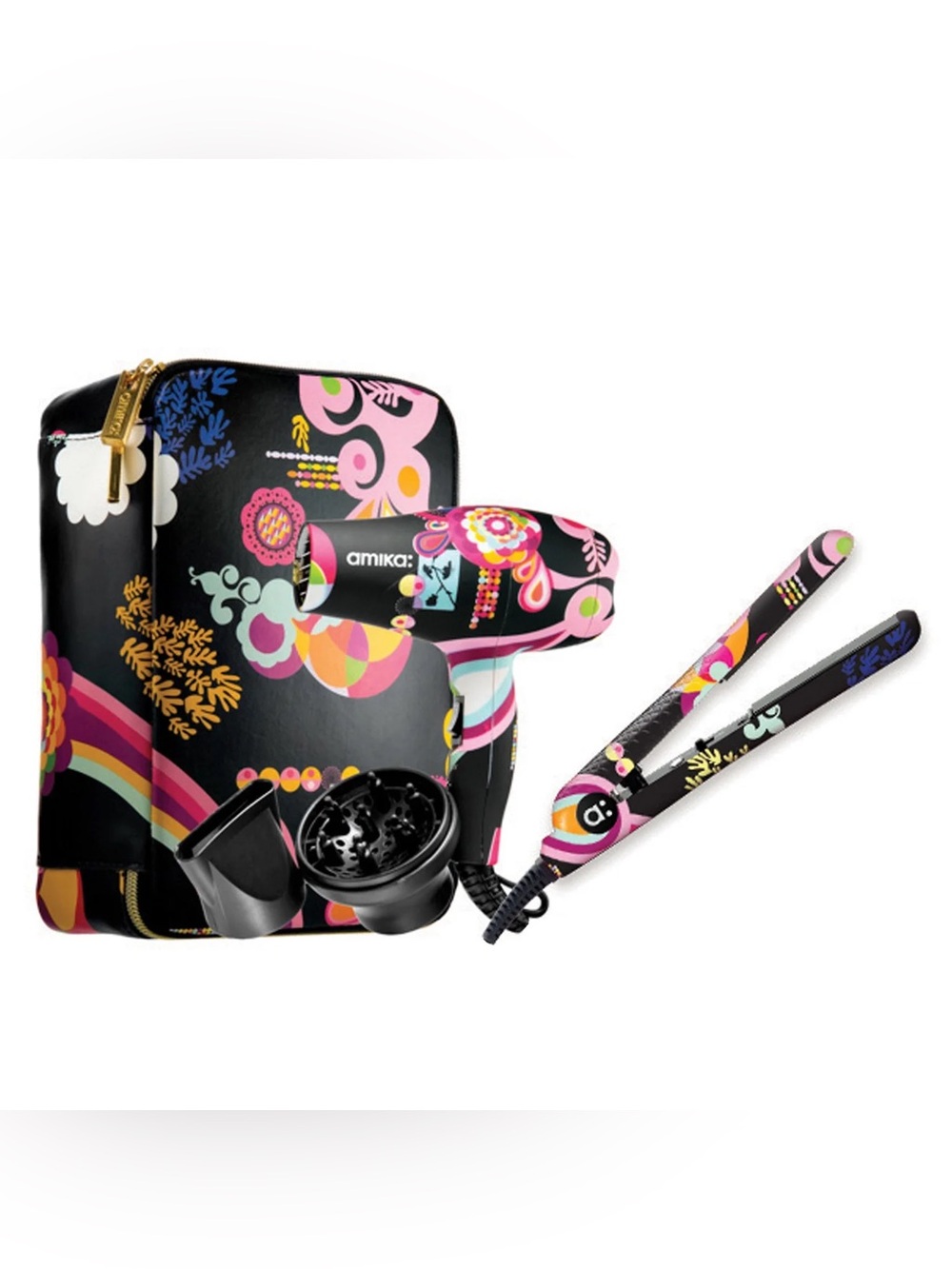 Amika Mighty Mini Jet Hair Dryer & Styler Travel Kit